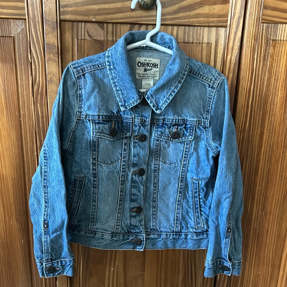 OshKosh girls jean jacket size 7/7A